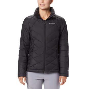 columbia women's heavenly hooded jacket black